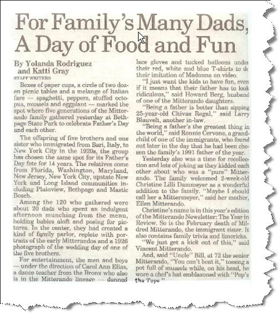 1991 Newsday Article